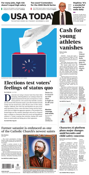 Cover of USA TODAY US Edition