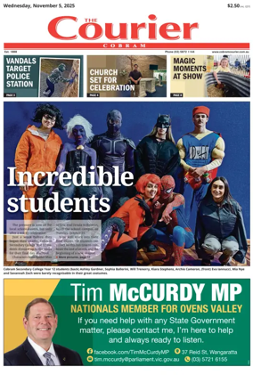 Cover of The Cobram Courier