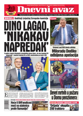 Cover of Dnevni avaz