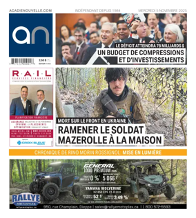 Cover of Acadie Nouvelle