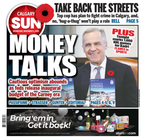 Cover of Calgary Sun