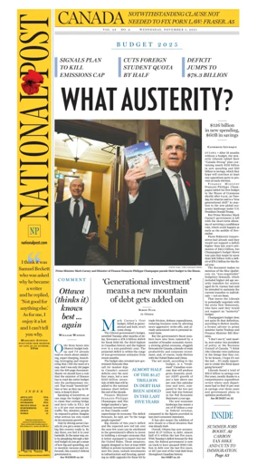 Cover of National Post - (National Edition)