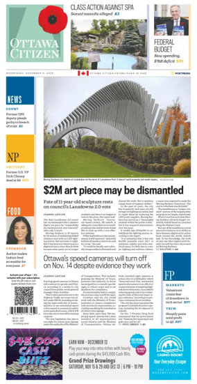 Cover of Ottawa Citizen