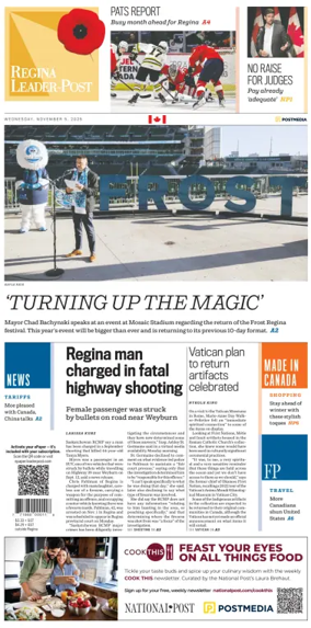 Cover of Regina Leader-Post