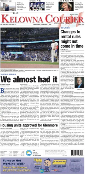 Cover of The Daily Courier