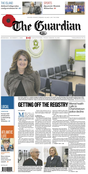 Cover of The Guardian (Charlottetown)