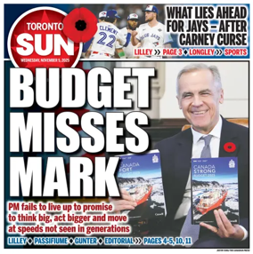 Cover of Toronto Sun