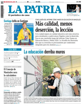 Cover of La Patria (Colombia)