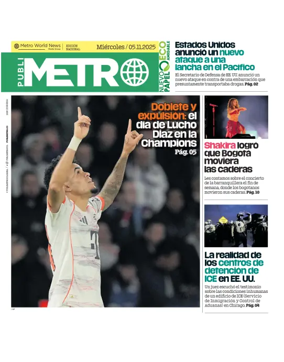 Cover of Publimetro Colombia