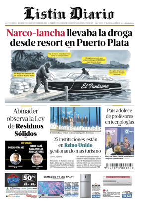 Cover of Listin Diario