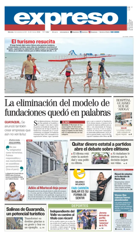 Cover of Diario Expreso