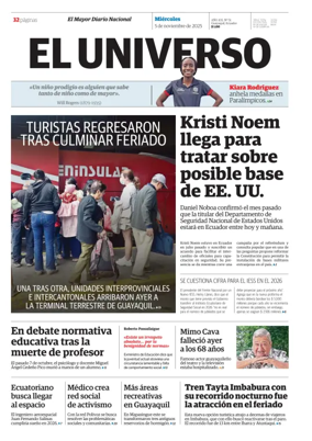 Cover of El Universo