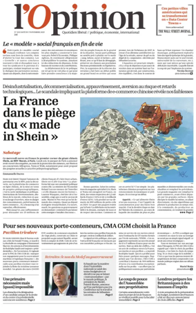Cover of L'Opinion