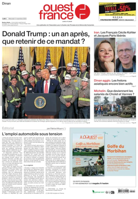 Cover of Ouest France (Dinan)
