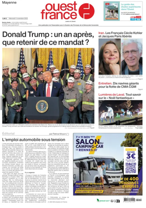 Cover of Ouest France (Laval)