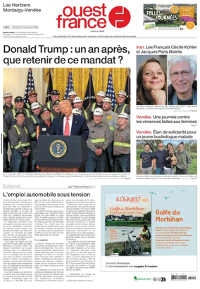 Cover of Ouest France (Les Herbiers / Montaigu)