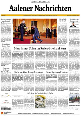 Cover of Aalener Nachrichten