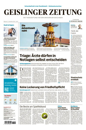 Cover of Geislinger Zeitung