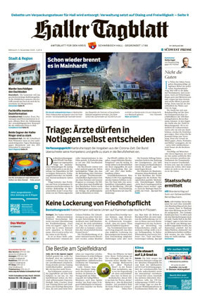 Cover of Haller Tagblatt