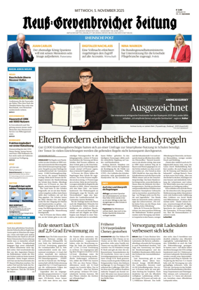 Cover of Neuss-Grevenbroicher Zeitung Neuss