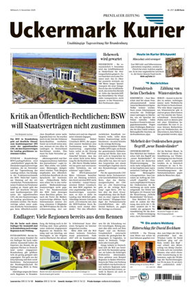 Cover of Prenzlauer Zeitung