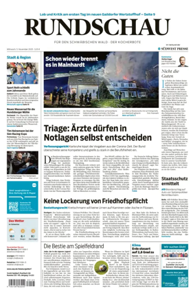 Cover of Rundschau für den Schwäbischen Wald – Der Kocherbote