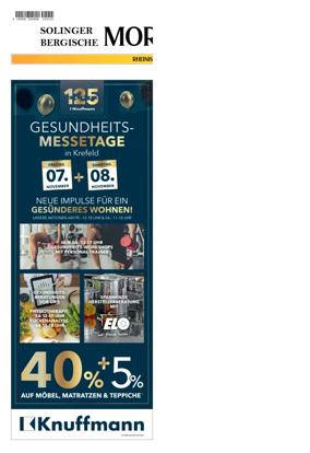 Cover of Solinger Bergische Morgenpost/Remscheid