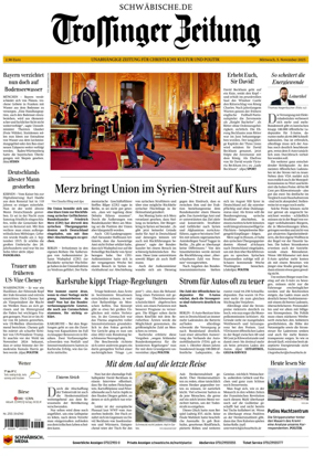 Cover of Trossinger Zeitung