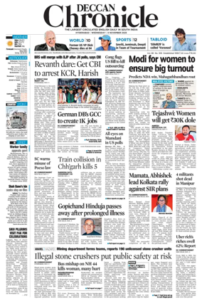 Cover of Deccan Chronicle