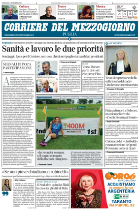 Cover of Corriere del Mezzogiorno (Puglia)