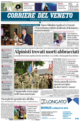 Cover of Corriere del Veneto (Padova e Rovigo)