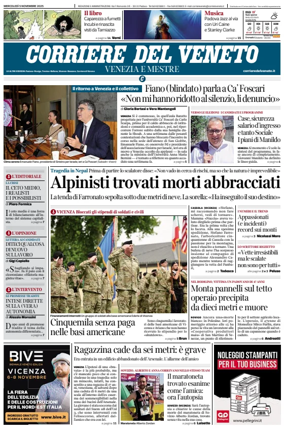 Cover of Corriere del Veneto (Venezia e Mestre)