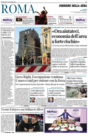 Cover of Corriere della Sera (Roma)