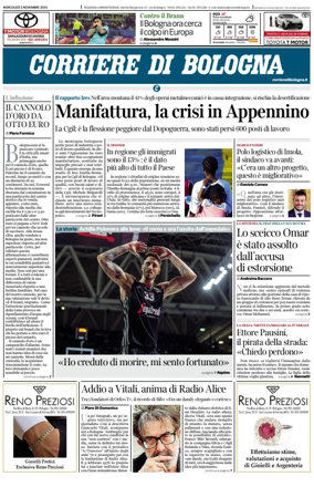 Cover of Corriere di Bologna