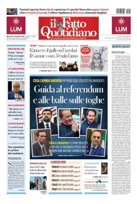 Cover of Il Fatto Quotidiano