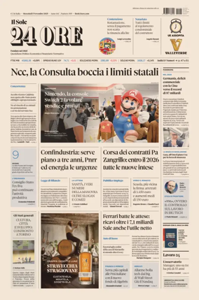 Cover of Il Sole 24 Ore