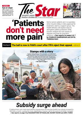 Cover of The Star Malaysia