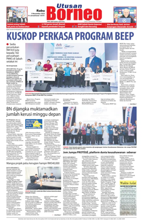 Cover of Utusan Borneo (Sabah)