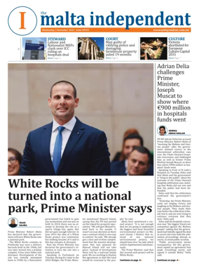 Cover of Malta Independent
