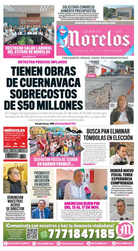 Cover of Diario de Morelos