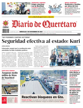Cover of Diario de Queretaro