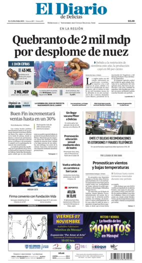 Cover of El Diario de Delicias