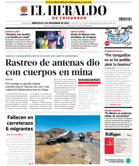 Cover of El Heraldo de Chihuahua