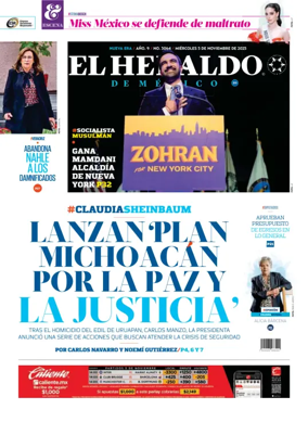 Cover of El Heraldo de Mexico