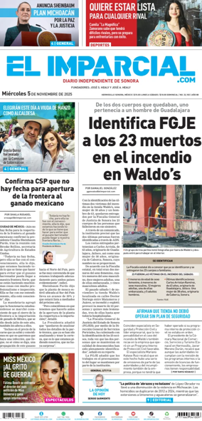 Cover of El Imparcial