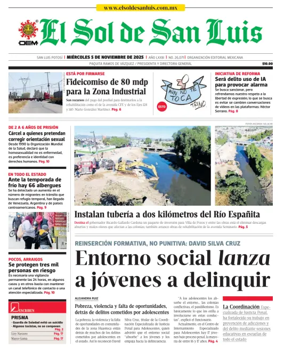 Cover of El Sol de San Luis Potosi