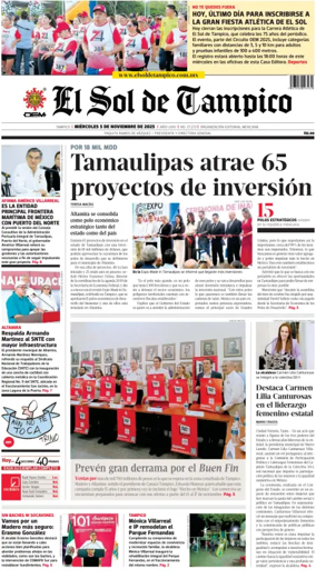 Cover of El Sol de Tampico