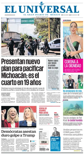 Cover of El Universal