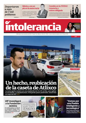 Cover of Intolerancia Diario