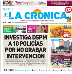 Cover of La Crónica